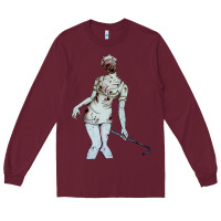 Burgundy silent hill nurse Long Sleeve Tee - tuanDangUi