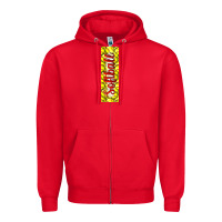 Red softball and baseball pen wraps Zipper Hoodie - BundleAndBundleShop