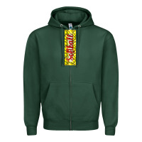 Sports Green softball and baseball pen wraps Zipper Hoodie - BundleAndBundleShop