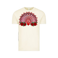 Vintage Arctic valentines day rainbow with roses Vintage Tee - RanaPortraitStore