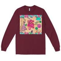 Burgundy sewing crafting each day keeps the crazy away Long Sleeve Tee - TumblerDesignByShophia