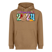 Toasted Coconut Happy Easter 2024 Heavyweight Hoodie - CowhideDigitalArt