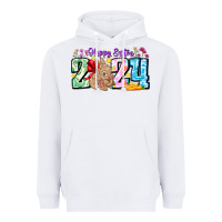 White Happy Easter 2024 Heavyweight Hoodie - CowhideDigitalArt
