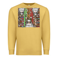 Antique Gold easter Premium Sweatshirt - CowhideDigitalArt