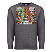 Charcoal Heather easter Premium Sweatshirt - CowhideDigitalArt