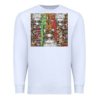 White easter Premium Sweatshirt - CowhideDigitalArt