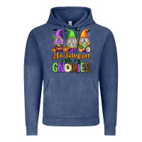 Vintage Denim halloween with my gnomies Vintage Hoodie - texasbilliewilder