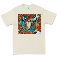 Bone Western with bull skull Premium Tee - NancyCooperArtShop