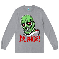 Heather Grey dr. phibes Long Sleeve Tee - tuanDangUi