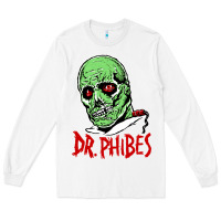 White dr. phibes Long Sleeve Tee - tuanDangUi