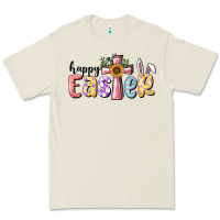 Bone Happy Easter With Cross Premium Tee - RanaPortraitStore