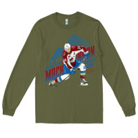 Army Green nathan mackinnon Long Sleeve Tee - tuanDangUi