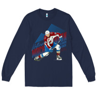 Navy nathan mackinnon Long Sleeve Tee - tuanDangUi