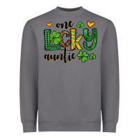 Storm One lucky auntie St. Patrick's Heavyweight Sweatshirt - OliviaCreatesArt