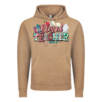 Vintage Coffee blessed teacher school Vintage Hoodie - NancyCooperArtShop