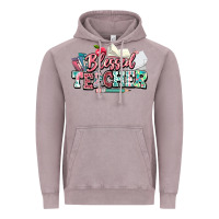 Vintage Zinc blessed teacher school Vintage Hoodie - NancyCooperArtShop