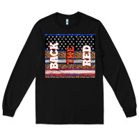 Black America back the red Long Sleeve Tee - TumblerDesignByShophia