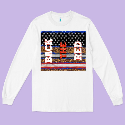 America Back The Red Long Sleeve Tee Designed By Tumblerdesignbyshophia