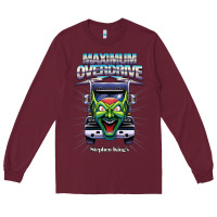 Burgundy maximum overdrive goblin truck Long Sleeve Tee - tuanDangUi