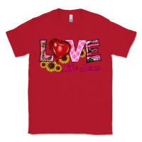 Red valentine's day love like jesus Classic Tee - RanaPortraitStore
