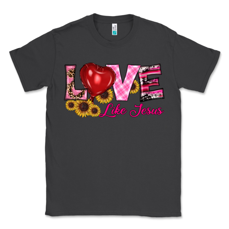 Valentine's Day Love Like Jesus Classic Tee by RanaPortraitStore | Teevron
