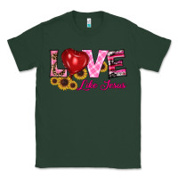 Sports Green valentine's day love like jesus Classic Tee - RanaPortraitStore