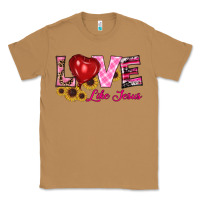 Toasted Coconut valentine's day love like jesus Classic Tee - RanaPortraitStore