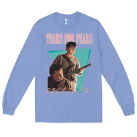 Colony Blue vintage style 80s tears for fears design Long Sleeve Tee - tuanDangUi