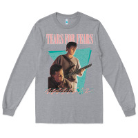 Heather Grey vintage style 80s tears for fears design Long Sleeve Tee - tuanDangUi
