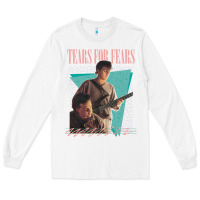 White vintage style 80s tears for fears design Long Sleeve Tee - tuanDangUi