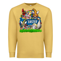 Antique Gold easter Premium Sweatshirt - CowhideDigitalArt