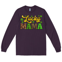 Plum lucky mama st patricks day Long Sleeve Tee - Jasminsmagicworld