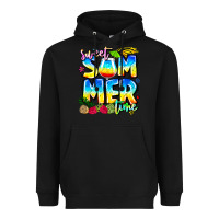 Black summer time Heavyweight Hoodie - CowhideDigitalArt