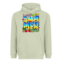 Matcha summer time Heavyweight Hoodie - CowhideDigitalArt