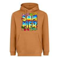 Meerkat summer time Heavyweight Hoodie - CowhideDigitalArt