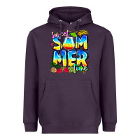 Plum summer time Heavyweight Hoodie - CowhideDigitalArt