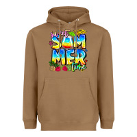 Toasted Coconut summer time Heavyweight Hoodie - CowhideDigitalArt