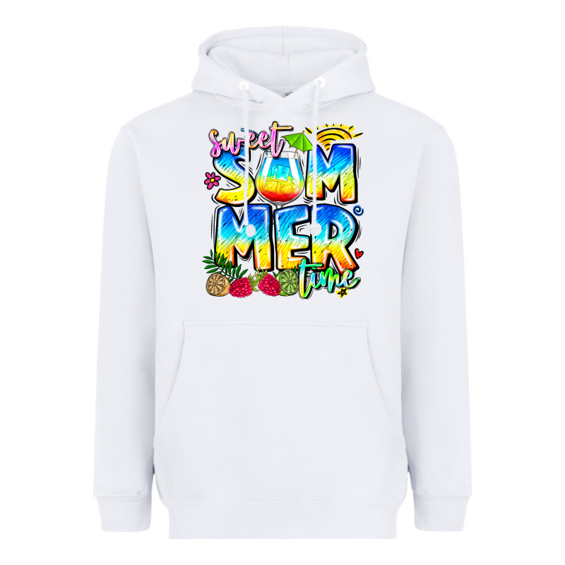 Summer Time Heavyweight Hoodie by CowhideDigitalArt | Teevron