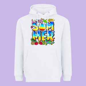 Summer Time Heavyweight Hoodie Designed By Cowhidedigitalart