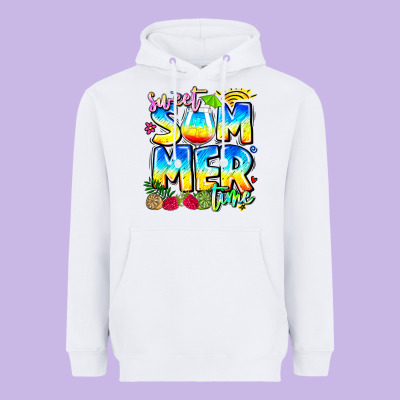 Summer Time Heavyweight Hoodie Designed By Cowhidedigitalart