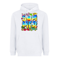 White summer time Heavyweight Hoodie - CowhideDigitalArt