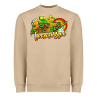 Mushroom St. Patrick's Tennessee map Heavyweight Sweatshirt - OliviaCreatesArt
