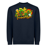 Navy St. Patrick's Tennessee map Heavyweight Sweatshirt - OliviaCreatesArt