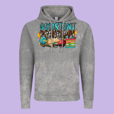 Assistant Principal Vintage Hoodie Designed By Nancycooperartshop