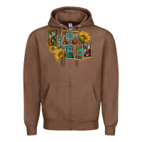 Chestnut Western Blessed Zipper Hoodie - FaDigitalArtStudio