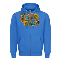 True Royal Western Blessed Zipper Hoodie - FaDigitalArtStudio