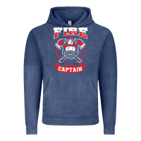 Vintage Denim fire captain firefighter fireman job Vintage Hoodie - tuanDangUi