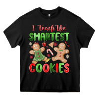 Black teach the smartest cookies Heavy Core Tee - MaliasSmallBusiness