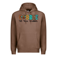 Chestnut gobble til you wobble thanksgiving turkey Premium Hoodie - RanaPortraitStore