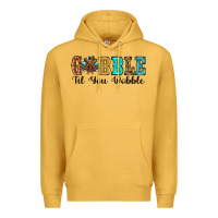 Mustard gobble til you wobble thanksgiving turkey Premium Hoodie - RanaPortraitStore
